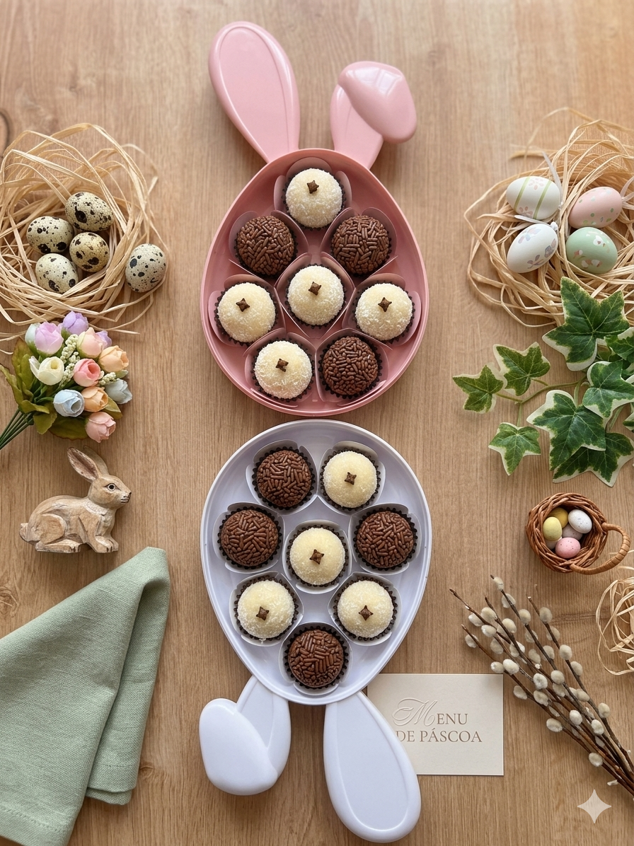 Carinha de Coelho de Páscoa