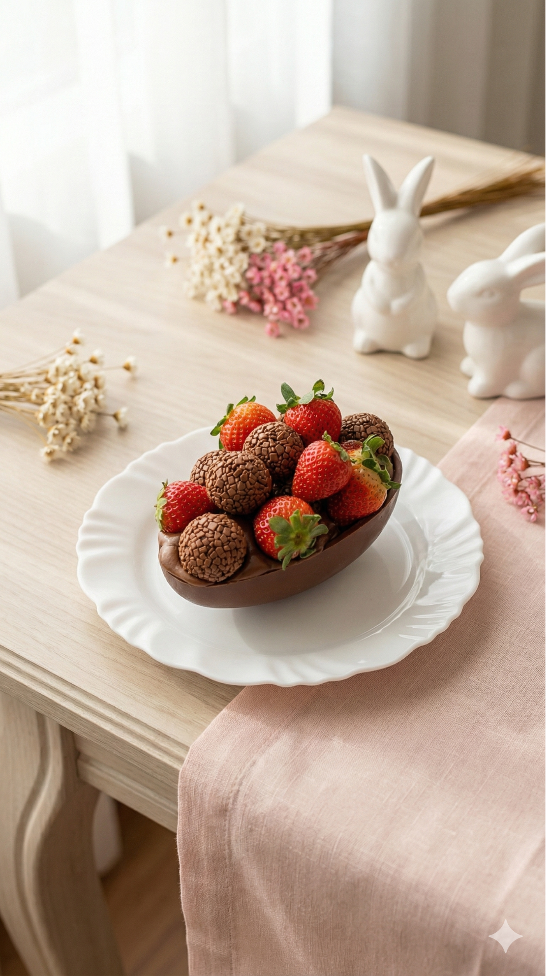 Ovo de Colher Delícia de Morango